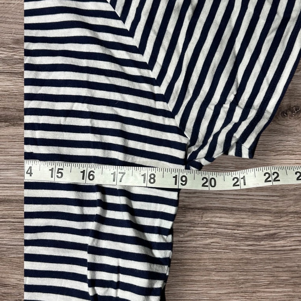 Women’s Michael Kors Blouse Blue/White stripes Size XL - Picture 3 of 8